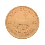 Gold Coins - South African Gold Krugerrand, 1982