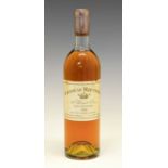 Wines & Spirits - Bottle of Château Rieussec Premier Grand Cru Sauternes, 1970
