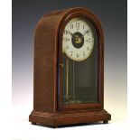 Early 20th Century mahogany-cased Bulle electric clock