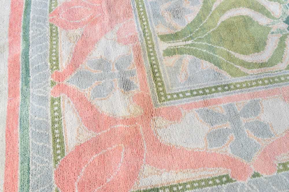 Unusual Art Nouveau-style hand-knotted wool carpet - Image 11 of 12