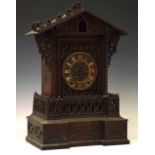 Late 19th Century 'Black Forest' cuckoo mantel clock