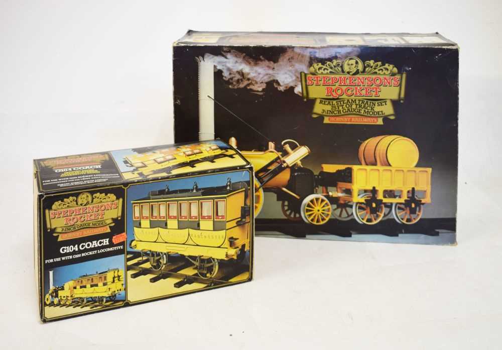 Hornby 'Stephenson's Rocket' real steam train set