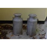 Pair of milk churns