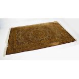 Large Persian silk rug