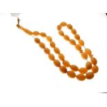 Amber worry beads