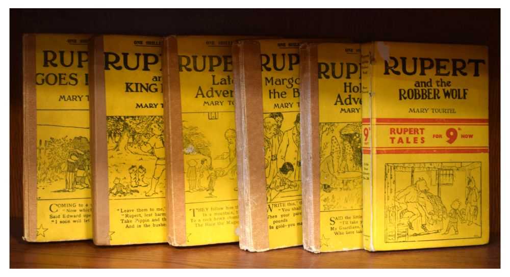 Six early Rupert books