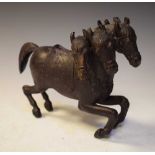 Cast five-headed horse