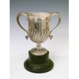 Naval interest - silver presentation cup