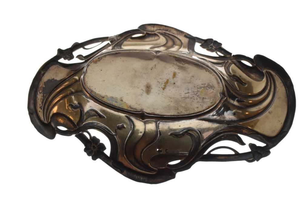 Edwardian Silver Art Nouveau pin dish - Image 7 of 8