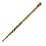 Late Victorian 9ct gold propelling pencil, Chester 1898