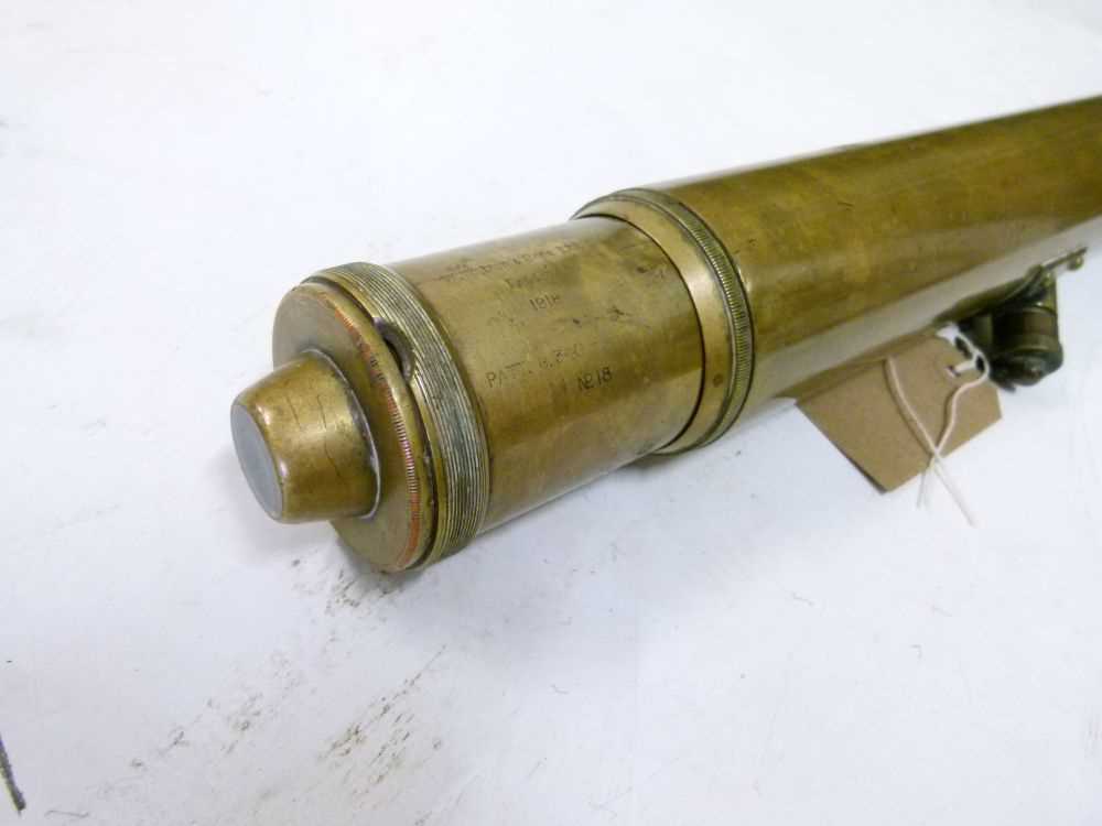 First World War W.Watson & Sons Ltd brass telescope - Image 3 of 6