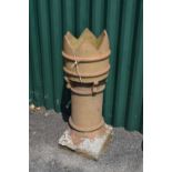 Terracotta chimney crown