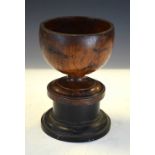 Oak goblet, by repute made from fragment of HMS Victory