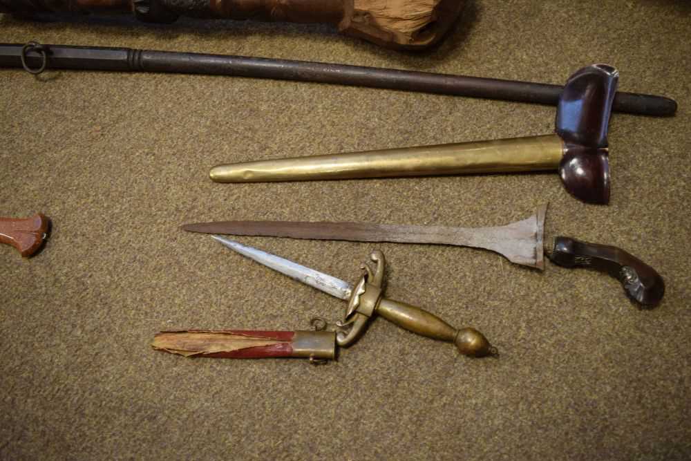 Quantity of Eastern daggers, African figure etc - Image 3 of 5