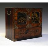 Japanese parquetry table cabinet