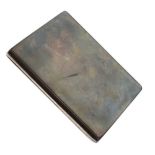 Asprey - George V silver cigarette case