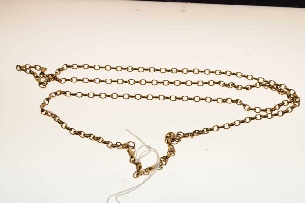 9ct gold belcher-link chain, 31.4g - Image 2 of 3