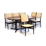 Skovby dining table and 6 chairs