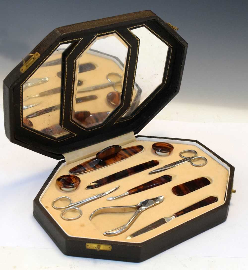 Cased manicure set