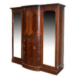 Large three section wardrobe