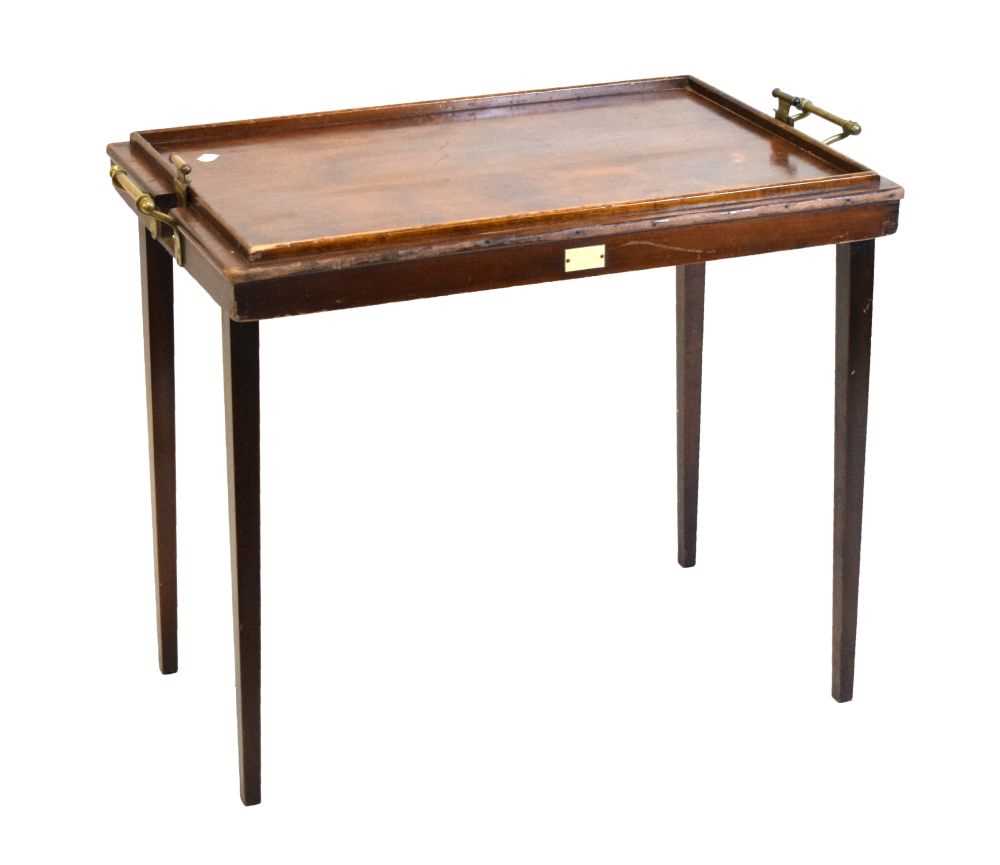 'The Osterley' patent folding tray table