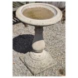 Reconstituted Bird Bath