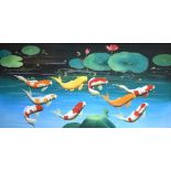 Painting of Koi Carp