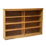 Pine shelving unit