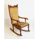 Oak rocking chair circa 1900