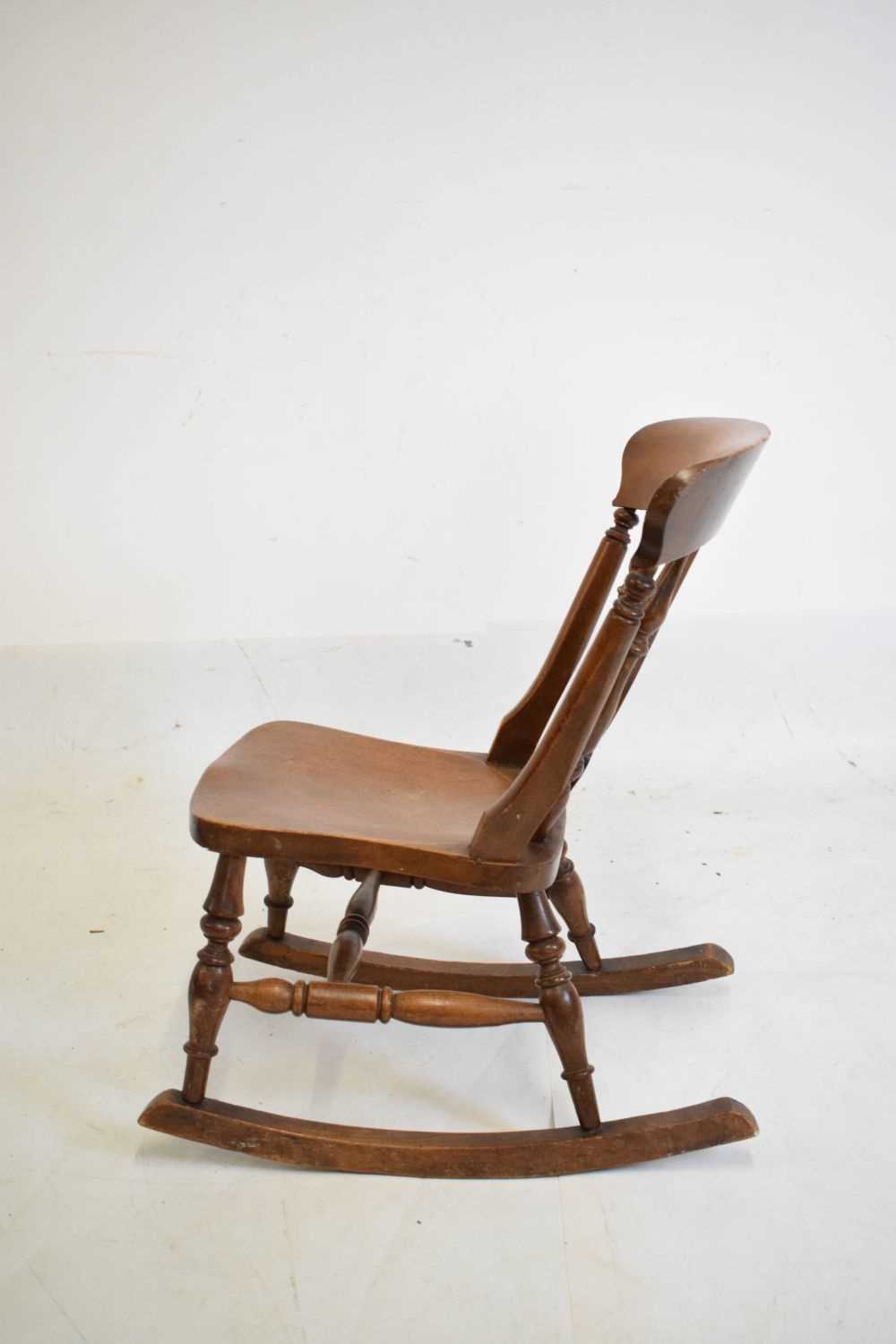 Late 19th Century child's rocking chair - Image 2 of 4