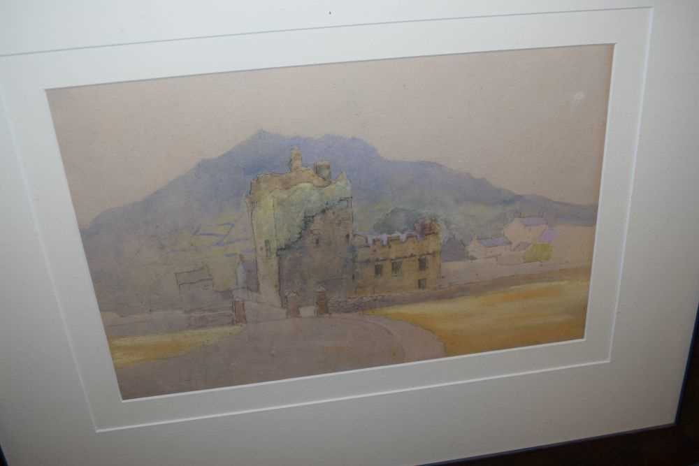 Irish School, circa 1900 - Watercolour - Taaffe's Castle, County Louth - Image 2 of 7