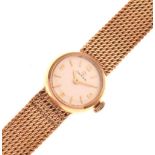 Omega - Lady's 9ct gold wristwatch