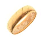 Gold wedding band