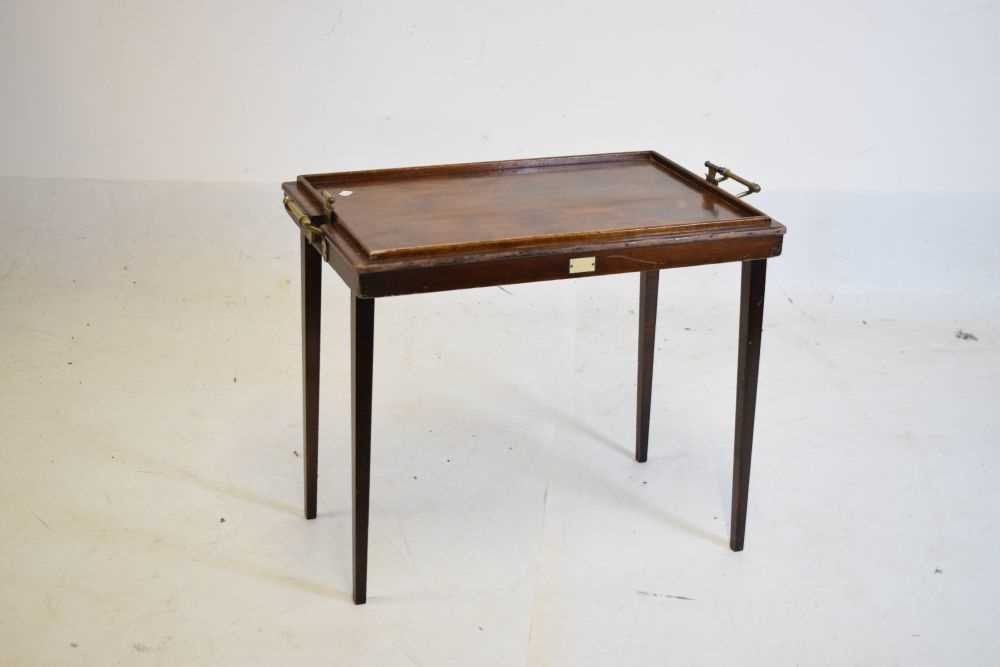 'The Osterley' patent folding tray table - Image 2 of 6