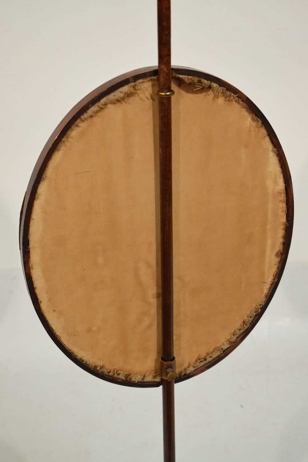 19th Century mahogany polescreen - Image 5 of 8