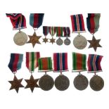 Large WW2 medal group
