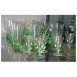 Suite of mid 20th Century Swedish glassware