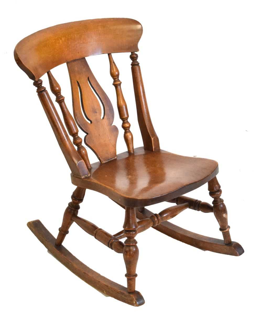 Late 19th Century child's rocking chair