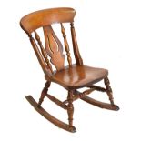 Late 19th Century child's rocking chair