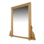 Gilt overmantel mirror circa 1900