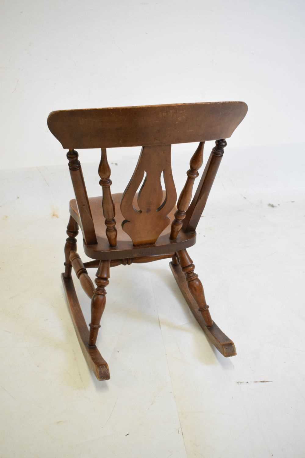 Late 19th Century child's rocking chair - Image 3 of 4