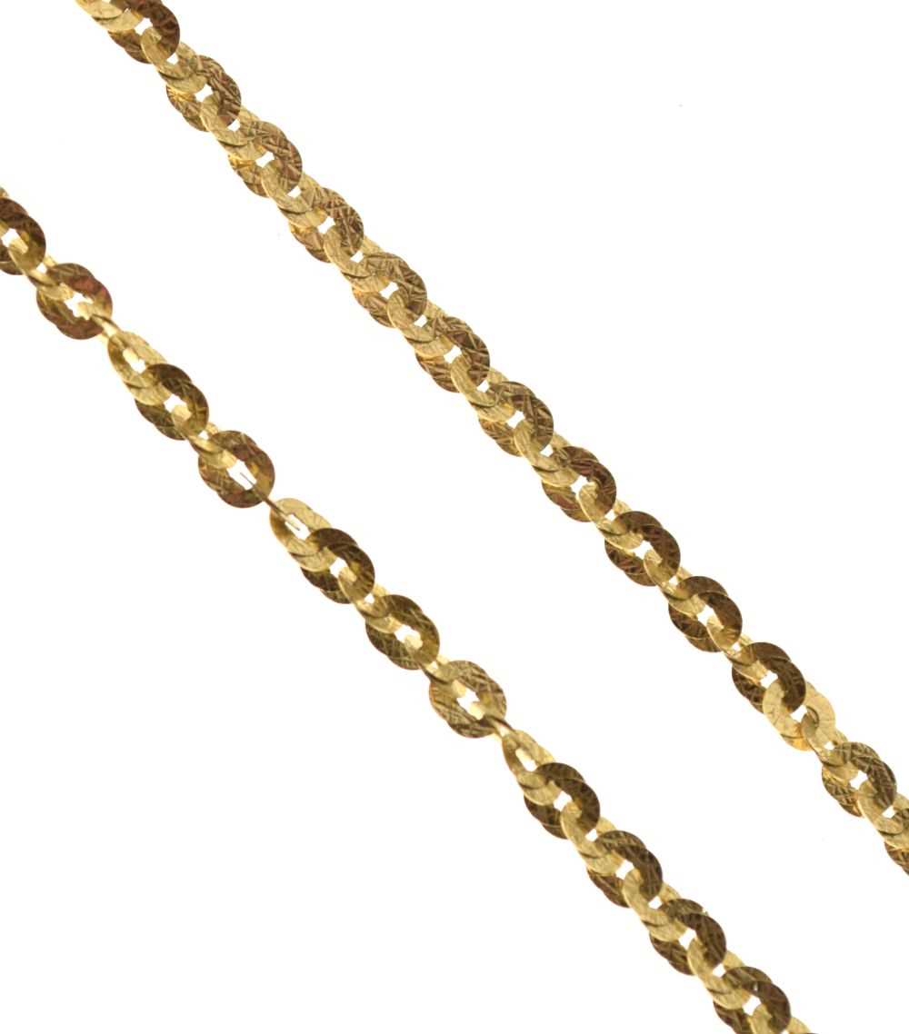 9ct gold necklace, 4.6g approx