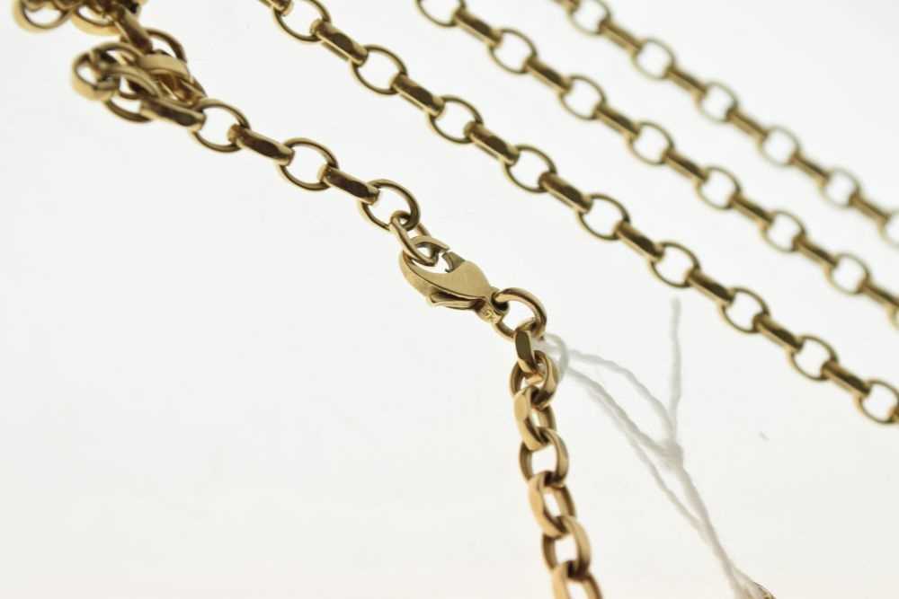 9ct gold belcher-link chain, 31.4g - Image 3 of 3