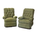 Pair of Parker Knoll manual recliner chairs