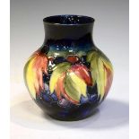 William Moorcroft pottery Leaf and Berry pattern vase