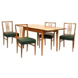 Gordon Russell table and four chairs