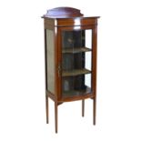 Edwardian mahogany display cabinet