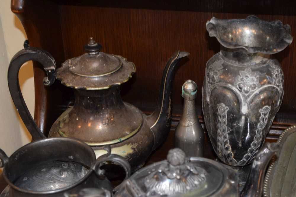 Quantity of silver plated items to include tea set, small entrée dish etc - Image 3 of 6