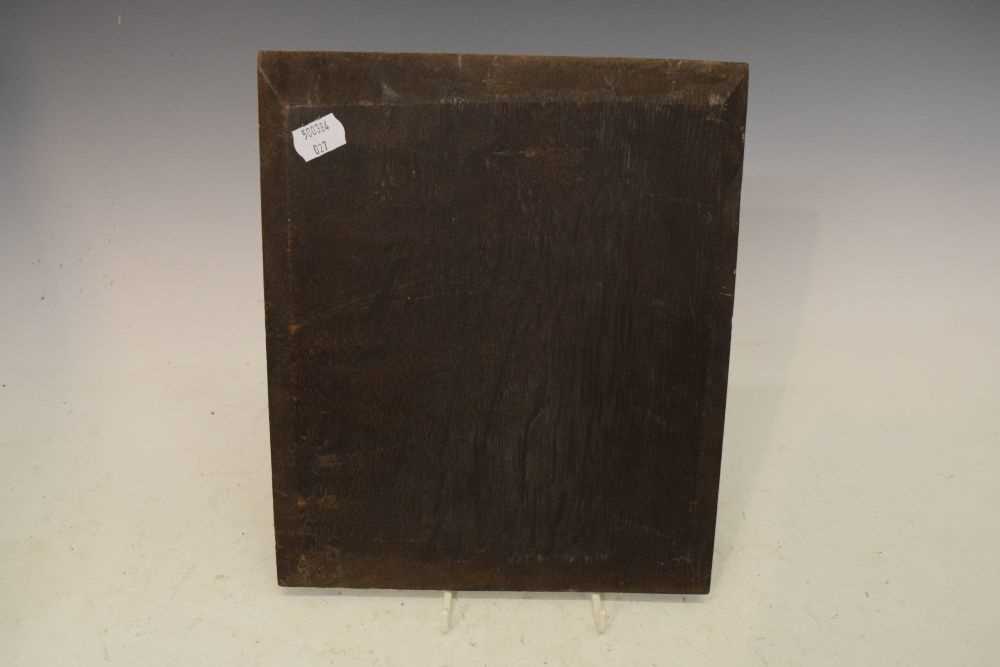 19th Century oil on oak panel (af) - Image 6 of 6