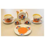 Limited edition Wedgwood Clarice Cliff Tea For Two